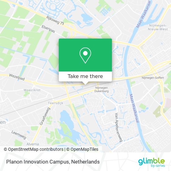 Planon Innovation Campus map