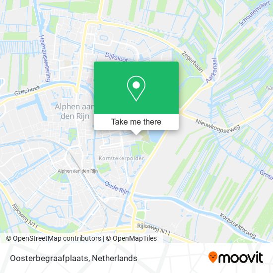 Oosterbegraafplaats map