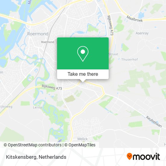 Kitskensberg map
