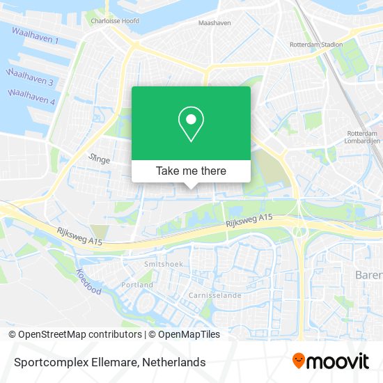 Sportcomplex Ellemare map