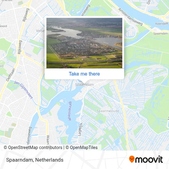 Spaarndam map