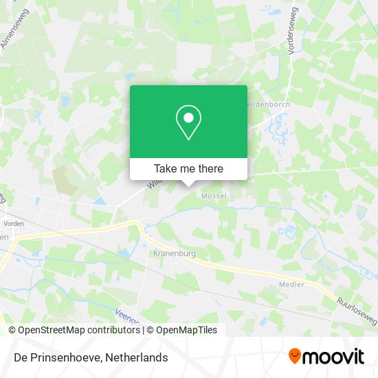 De Prinsenhoeve Karte