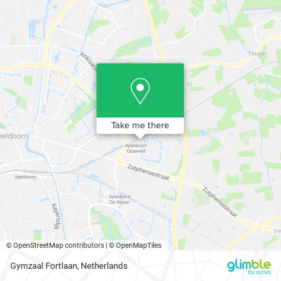 Gymzaal Fortlaan map