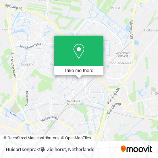 Huisartsenpraktijk Zielhorst map