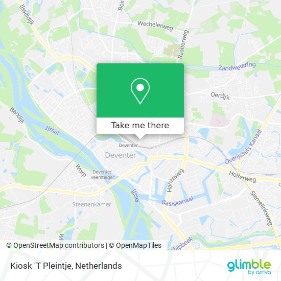 Kiosk 'T Pleintje map