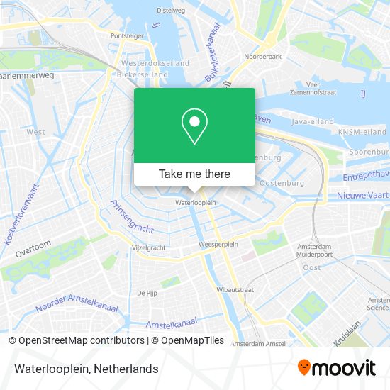 Waterlooplein map