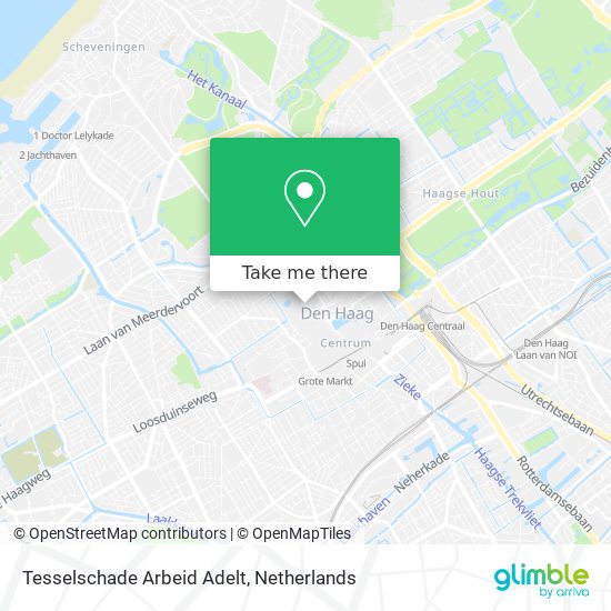 Tesselschade Arbeid Adelt map