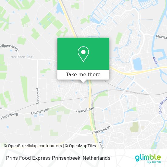 Prins Food Express Prinsenbeek Karte