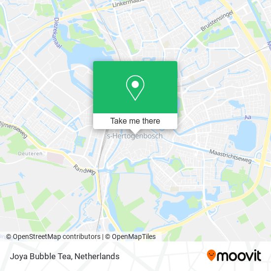 Joya Bubble Tea map