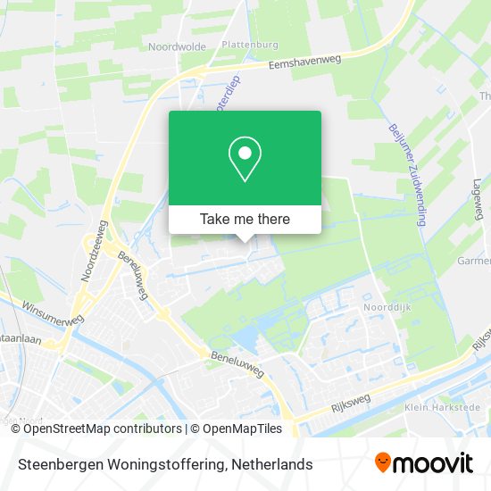 Steenbergen Woningstoffering map