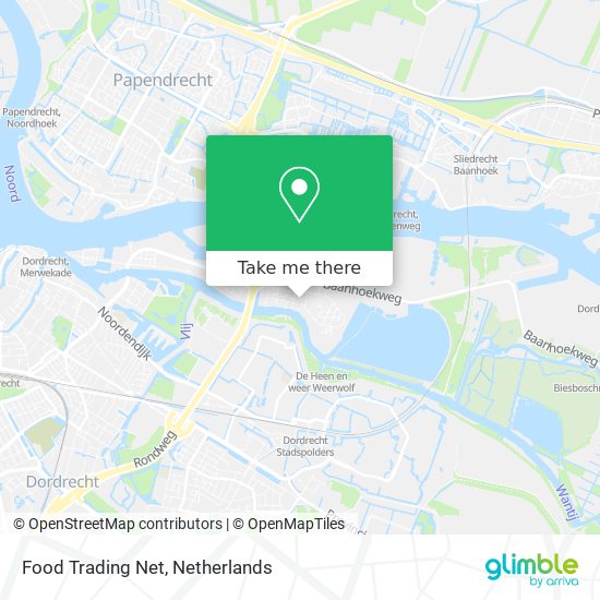 Food Trading Net map