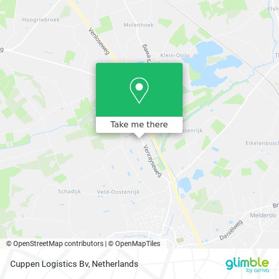 Cuppen Logistics Bv map