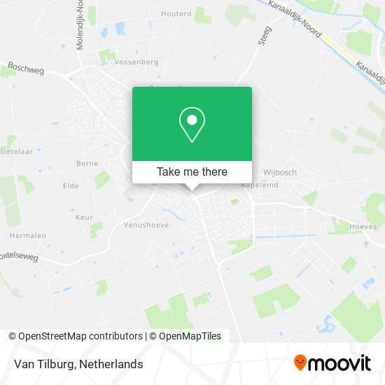 Van Tilburg Karte