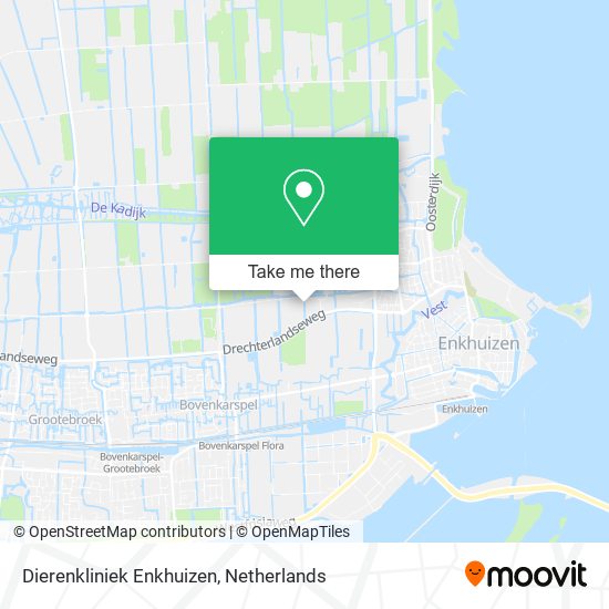 Dierenkliniek Enkhuizen map