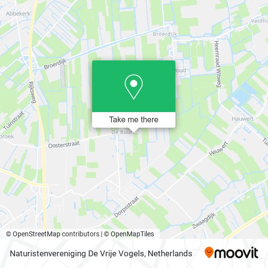 Naturistenvereniging De Vrije Vogels Karte