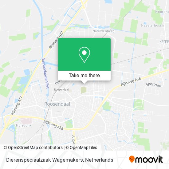 Dierenspeciaalzaak Wagemakers map