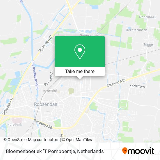 Bloemenboetiek 'T Pompoentje map