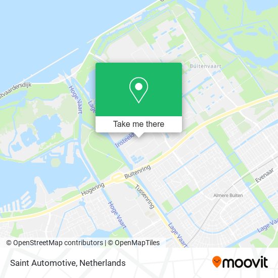 Saint Automotive map