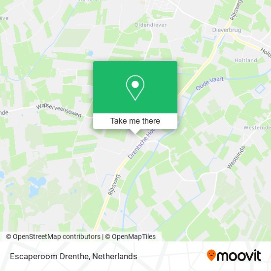 Escaperoom Drenthe map