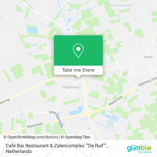 Café Bar Restaurant & Zalencomplex ""De Ruif"" map