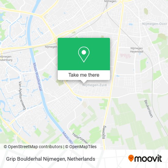 Grip Boulderhal Nijmegen map