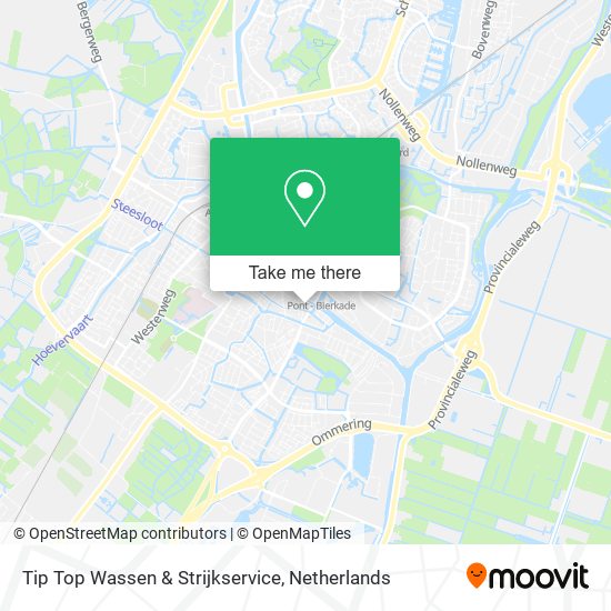 Tip Top Wassen & Strijkservice map