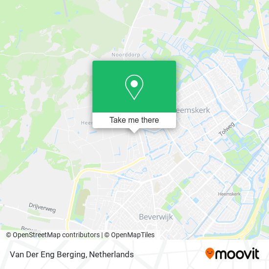 Van Der Eng Berging map