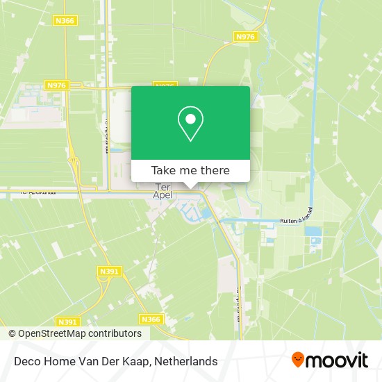 Deco Home Van Der Kaap map