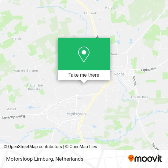 Motorsloop Limburg map