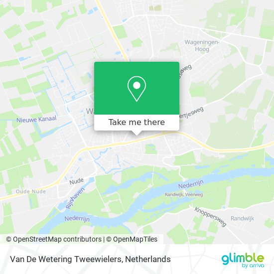 Van De Wetering Tweewielers map