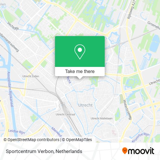 Sportcentrum Verbon map