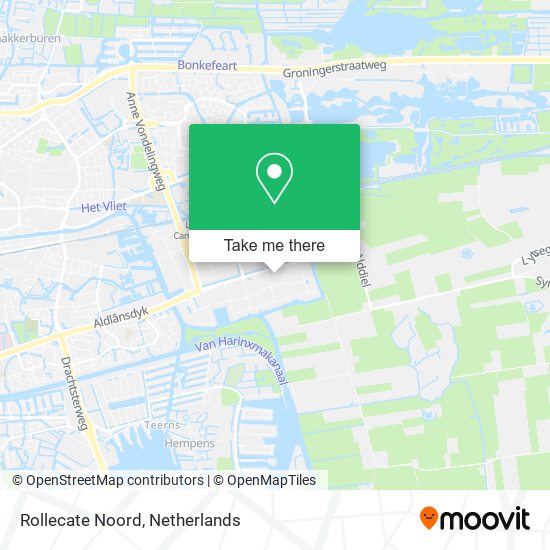 Rollecate Noord map