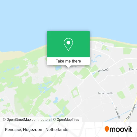 Renesse, Hogezoom Karte