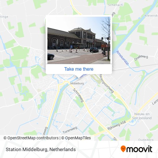 Station Middelburg map