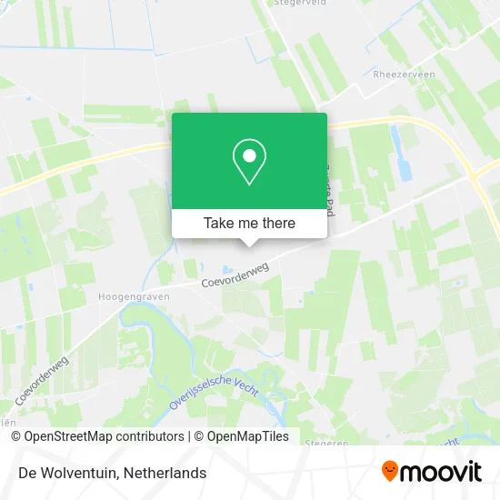 De Wolventuin map