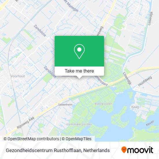 Gezondheidscentrum Rusthofflaan Karte