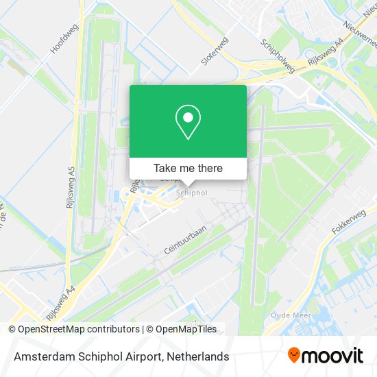 Amsterdam Schiphol Airport Karte