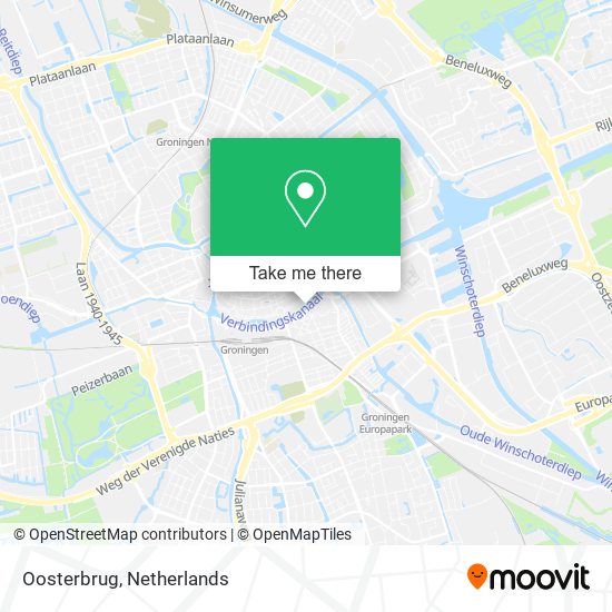 Oosterbrug map