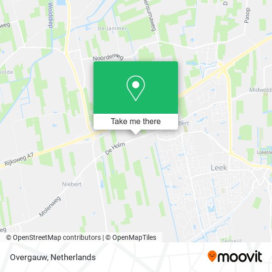 Overgauw map