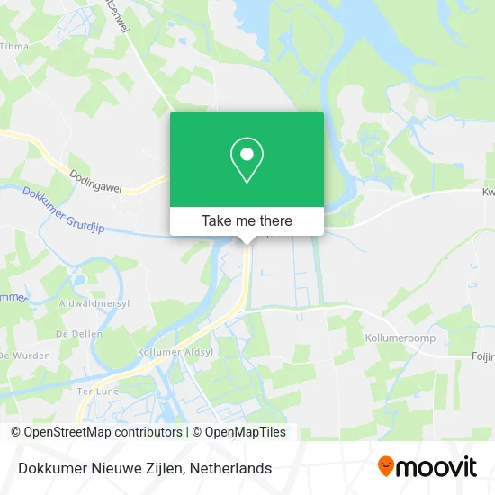 Dokkumer Nieuwe Zijlen map