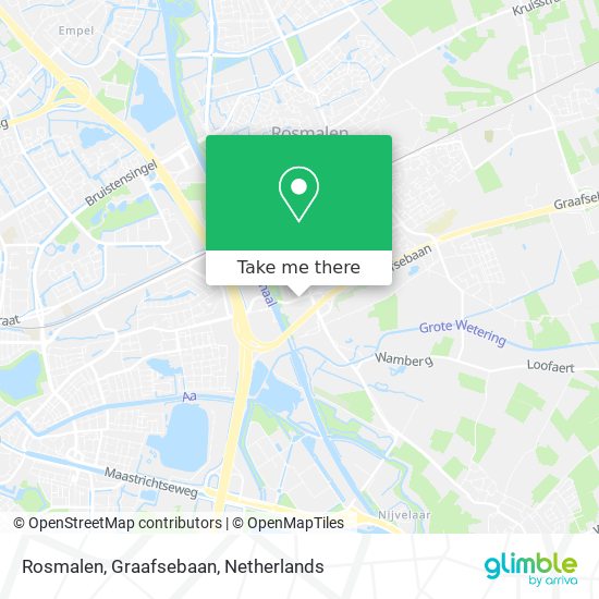 Rosmalen, Graafsebaan Karte