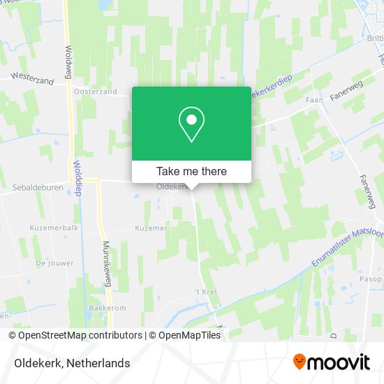 Oldekerk map