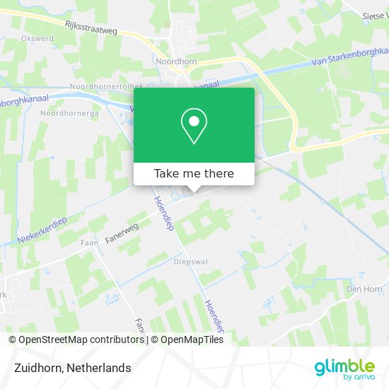 Zuidhorn map