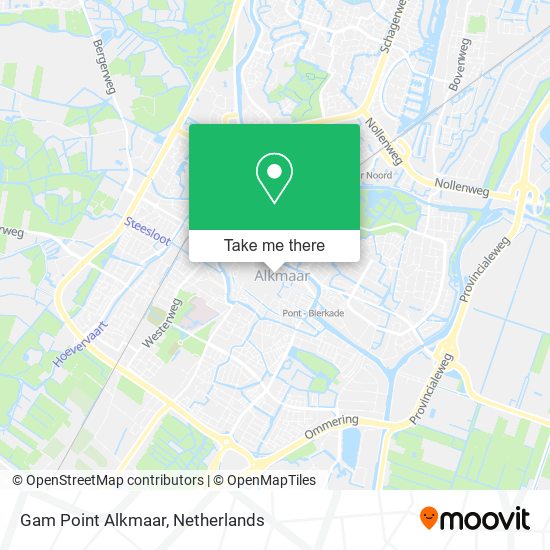 Gam Point Alkmaar map