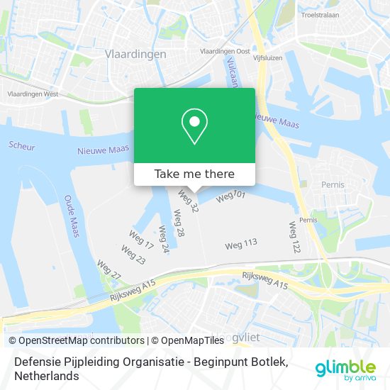 Defensie Pijpleiding Organisatie - Beginpunt Botlek map