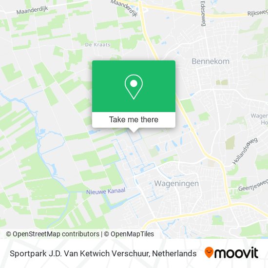 Sportpark J.D. Van Ketwich Verschuur map