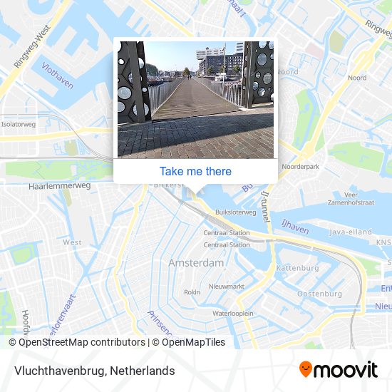 Vluchthavenbrug Karte