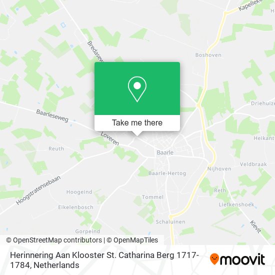 Herinnering Aan Klooster St. Catharina Berg 1717-1784 map
