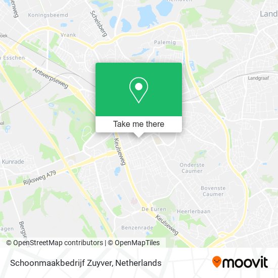 Schoonmaakbedrijf Zuyver map