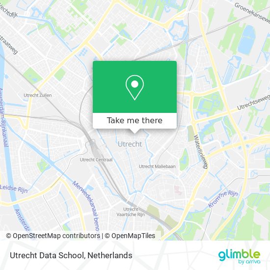 Utrecht Data School Karte